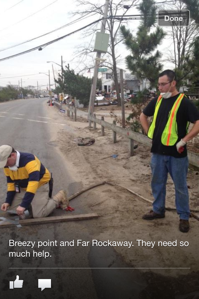 Hurricane Sandy Disaster Recovery Team November photograph 10 from 2012.