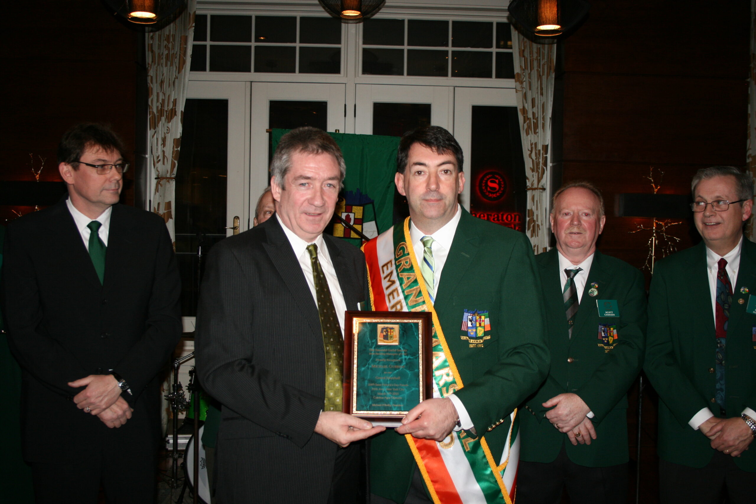 Green Jacket and Grand Marshall Presentation photograph 2 from 2020.