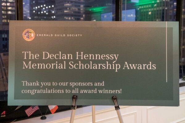 Declan Hennessy Memorial Scholarship Awards photograph 1 from 2022.