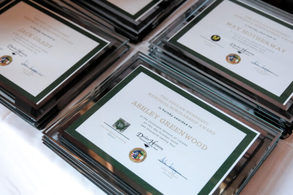 Declan Hennessy Memorial Scholarship Awards photograph 5 from 2024.